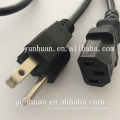 UL standard indoor decoration embedded type ac power cord